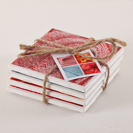 4x4 Tile Coasters Candy Set