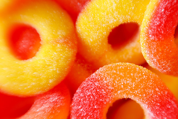 Sour Gummi Peach Rings #1