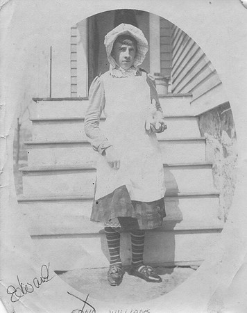 1902 - Edward Williams dressed up for show