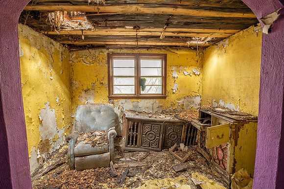 Ambrose House II, 8x12, photograph on aluminum, $275