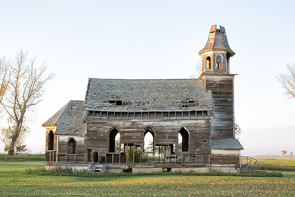 Hurricane Lake Church, 12x18, photograph on aluminum, edition of 5, $500
